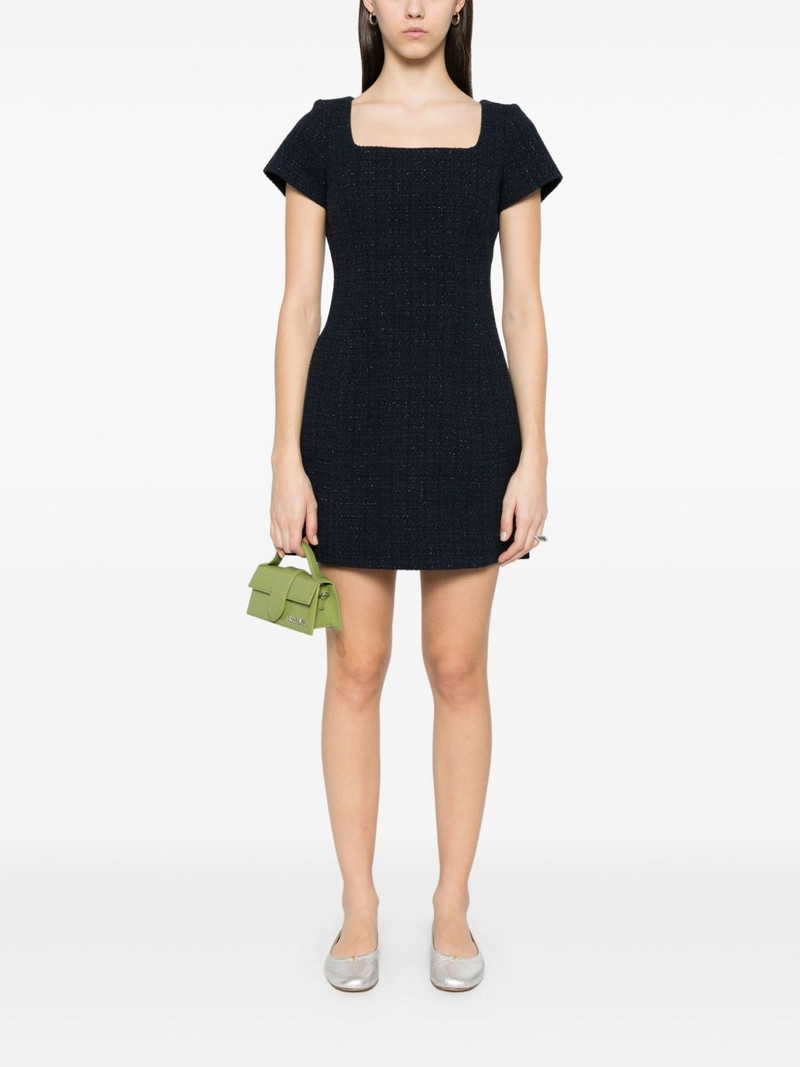 maje lurex-detail mini dress outlook