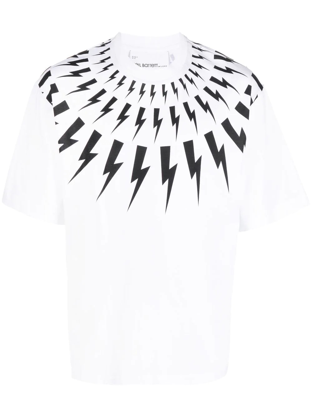 lightening-bolt graphic T-shirt - 1