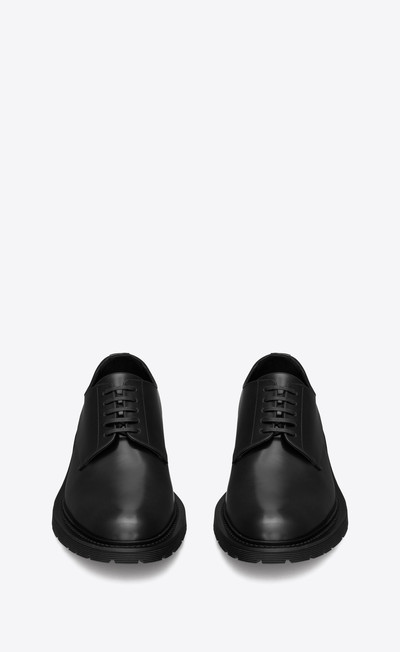 SAINT LAURENT army derbies in smooth leather outlook