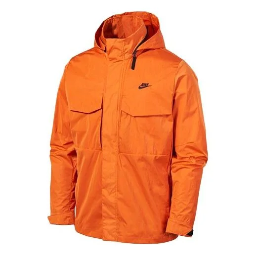 Nike Premium Essentials M65 Unlined Logo Jacket 'Orange' DC6771-893 - 1