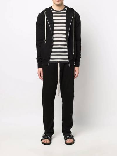 Rick Owens DRKSHDW Jason heavy-duty zip-up hoodie outlook