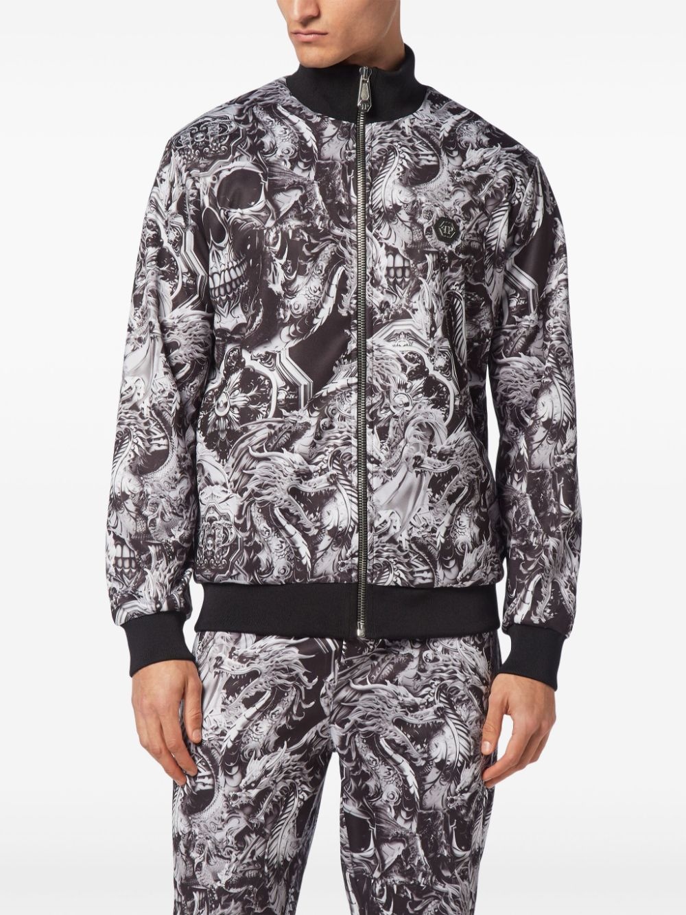 Dragon Skull-print tracksuit (set of two) - 4