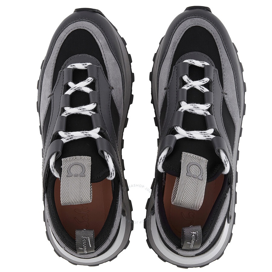 Salvatore Ferragamo Ladies Chunky Pull-On Hybrid Sneakers - 4