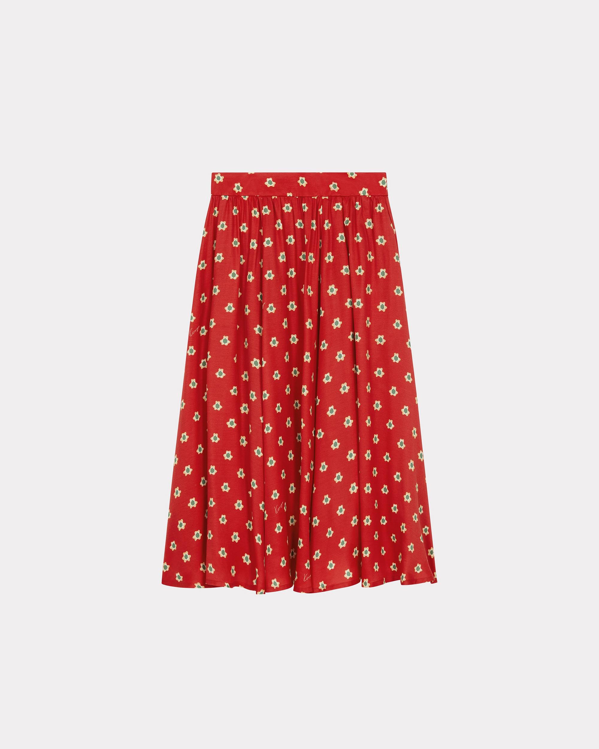 KENZO Teddy Flower midi skirt - 2