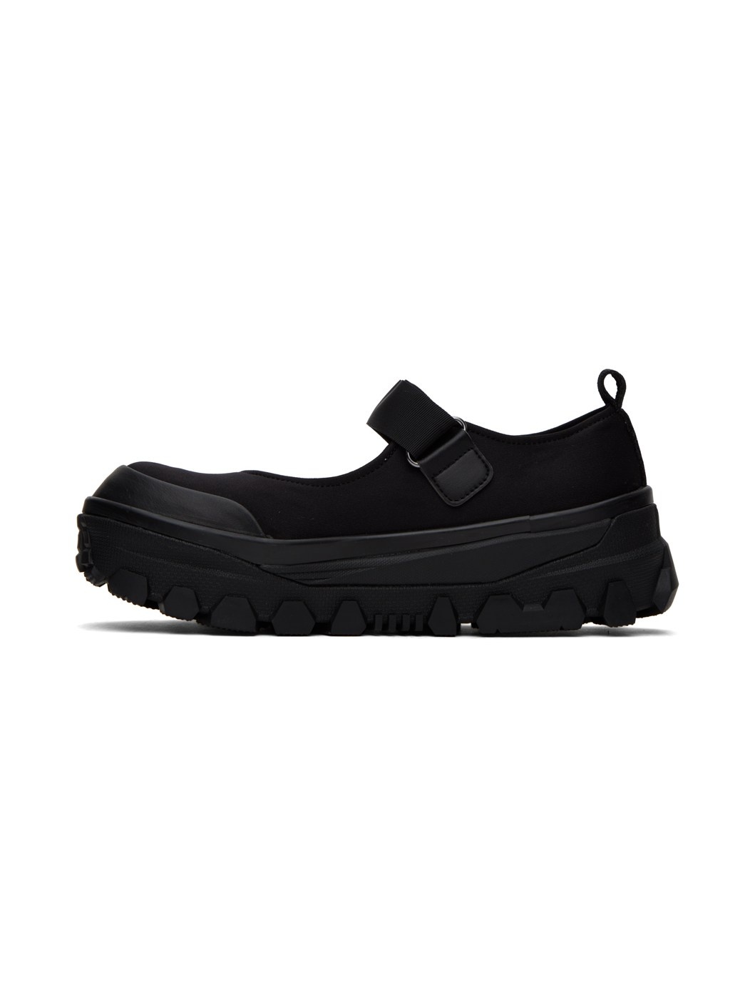 Black Strap Mary Jane Slippers - 3