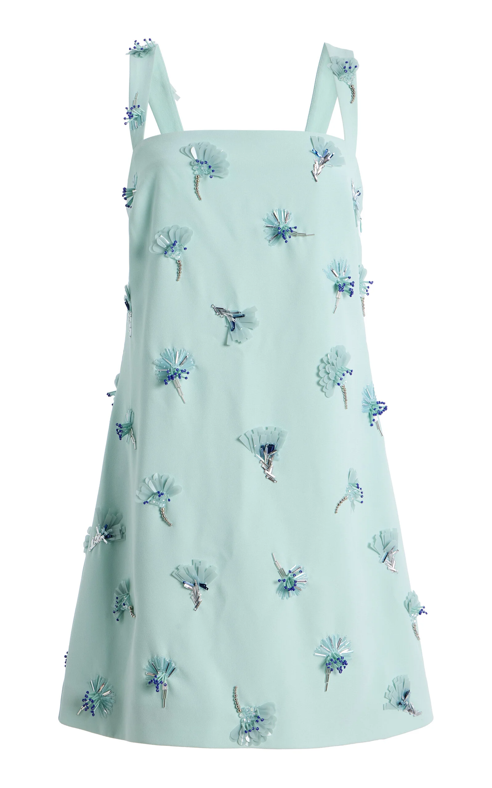 Ella Embellished Crepe Mini Dress blue - 1