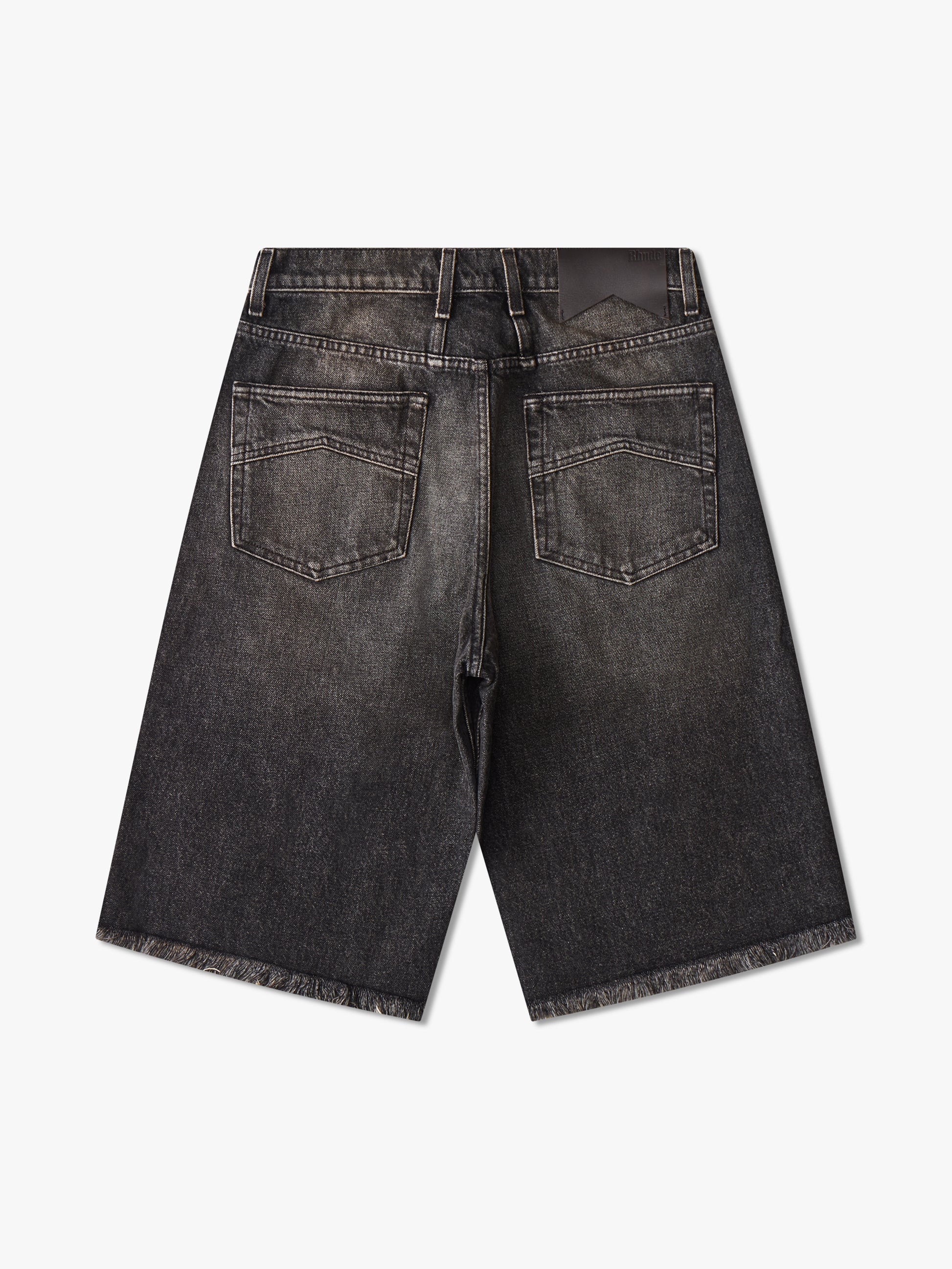 DISTRESSED DENIM SHORTS - 2