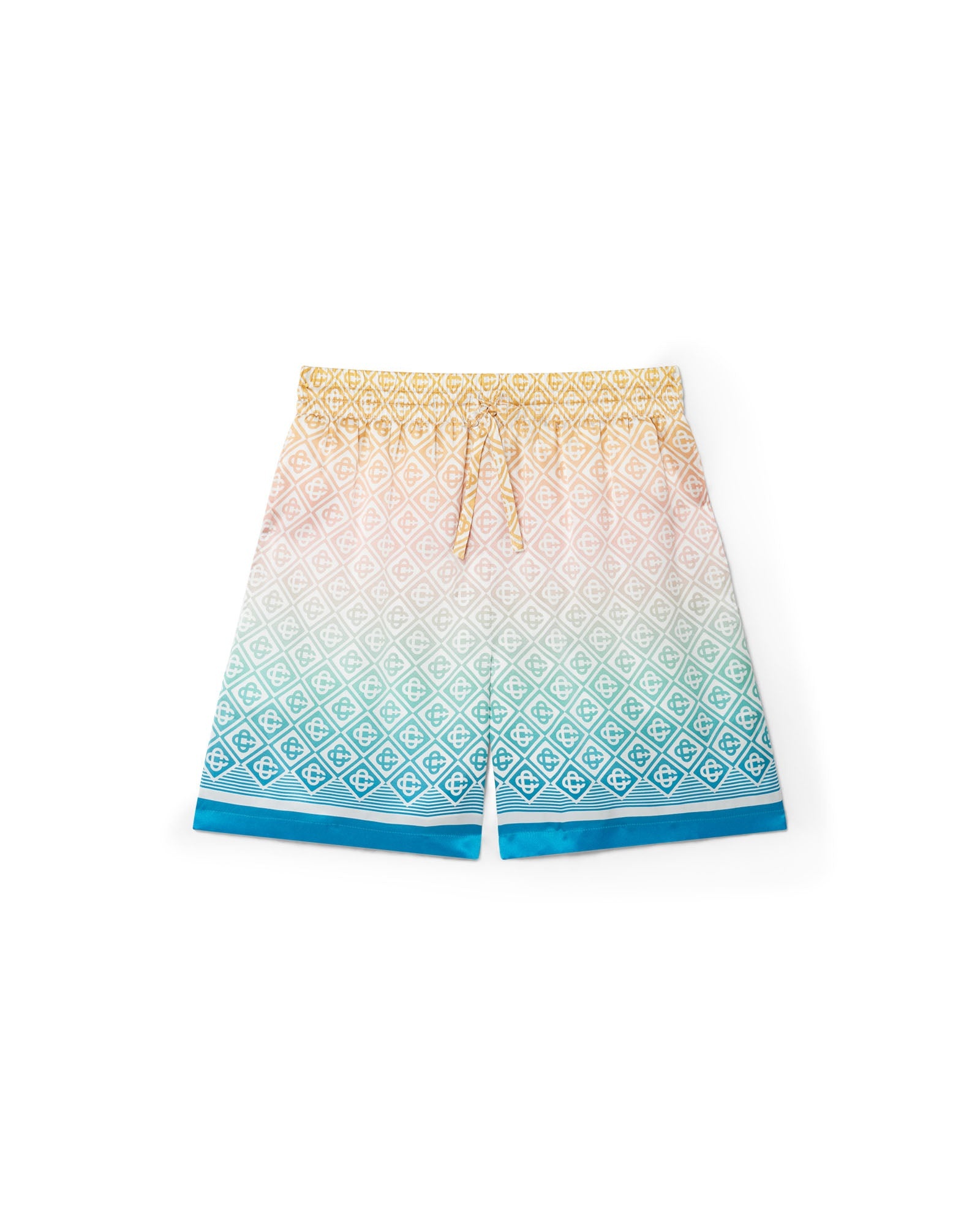 Gradient Monogram Silk Shorts - 1