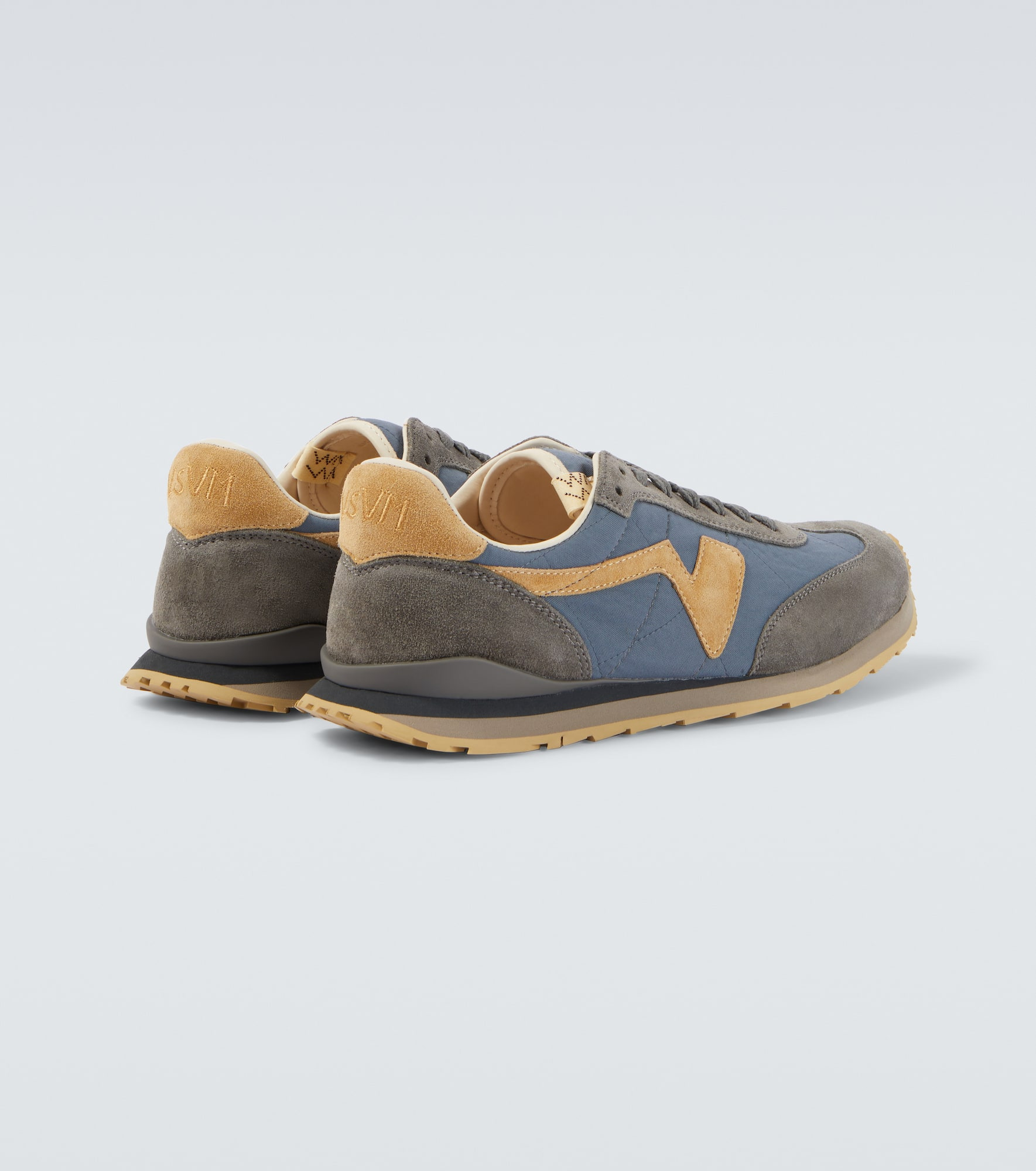 FKT Runner suede-trimmed sneakers - 6