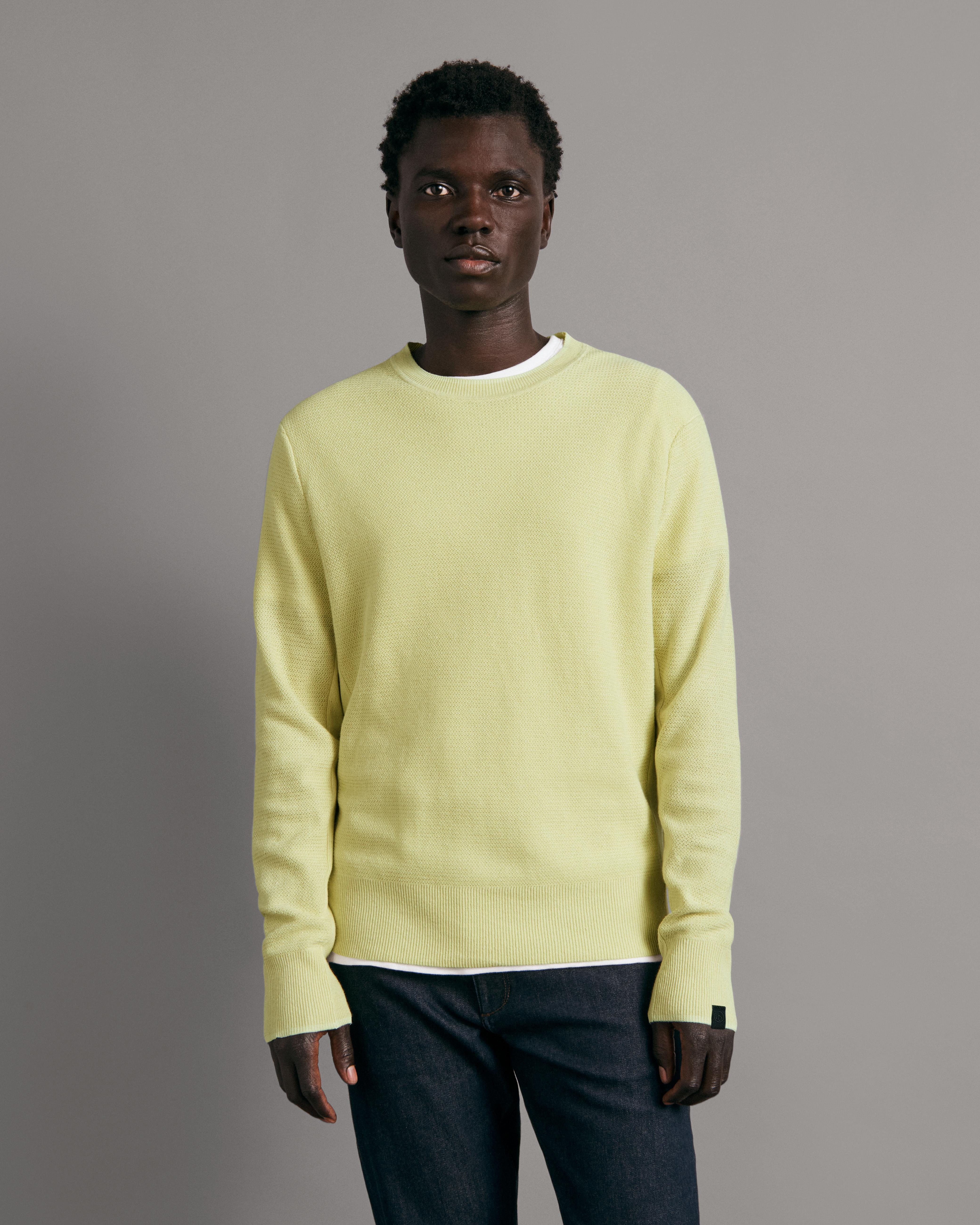 Hemp Cotton Blend Crew
Classic Fit Sweater - 2