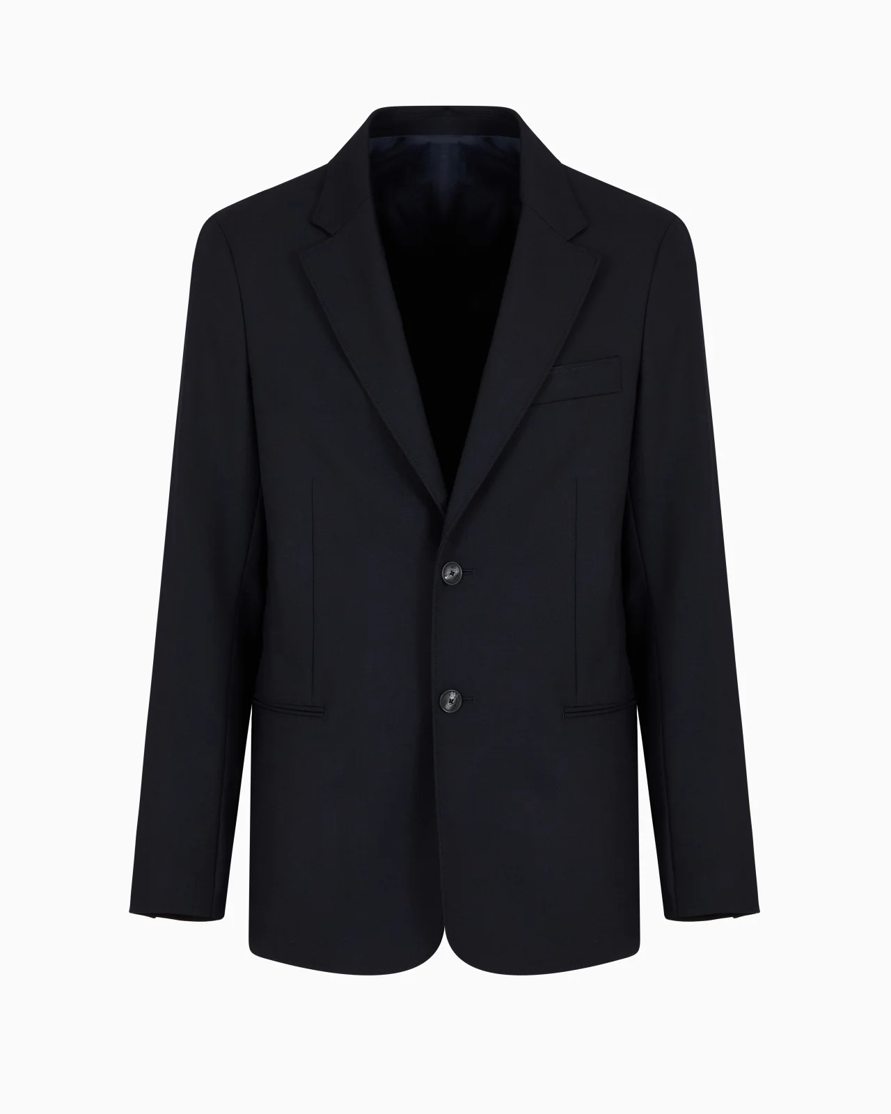 Single-breasted blazer in a virgin wool blend - 1