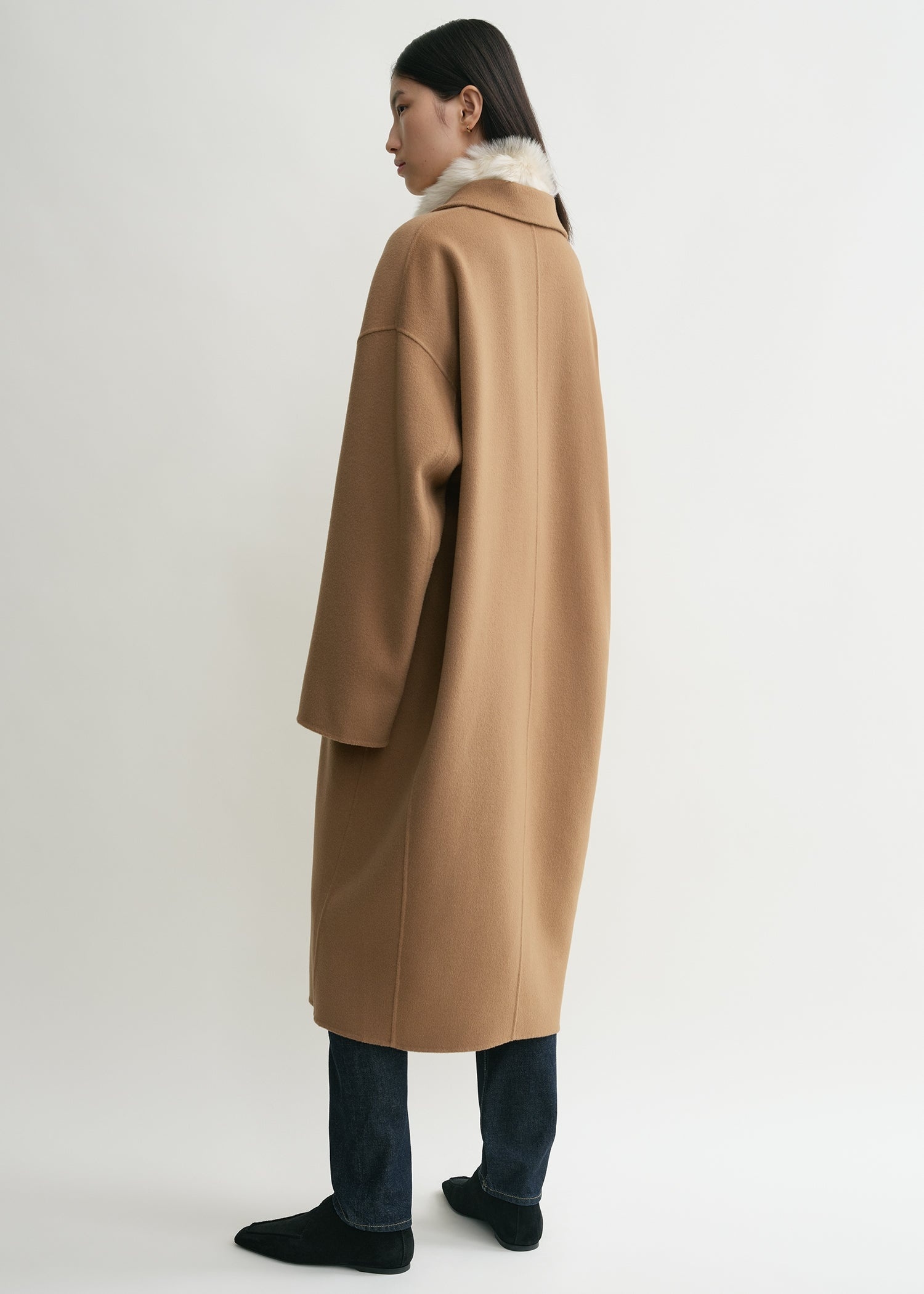 関税込み【TOTEME】Double cocoon coat Totême Doublé Cocoon Coat Charcoal Mélange – Neighbour