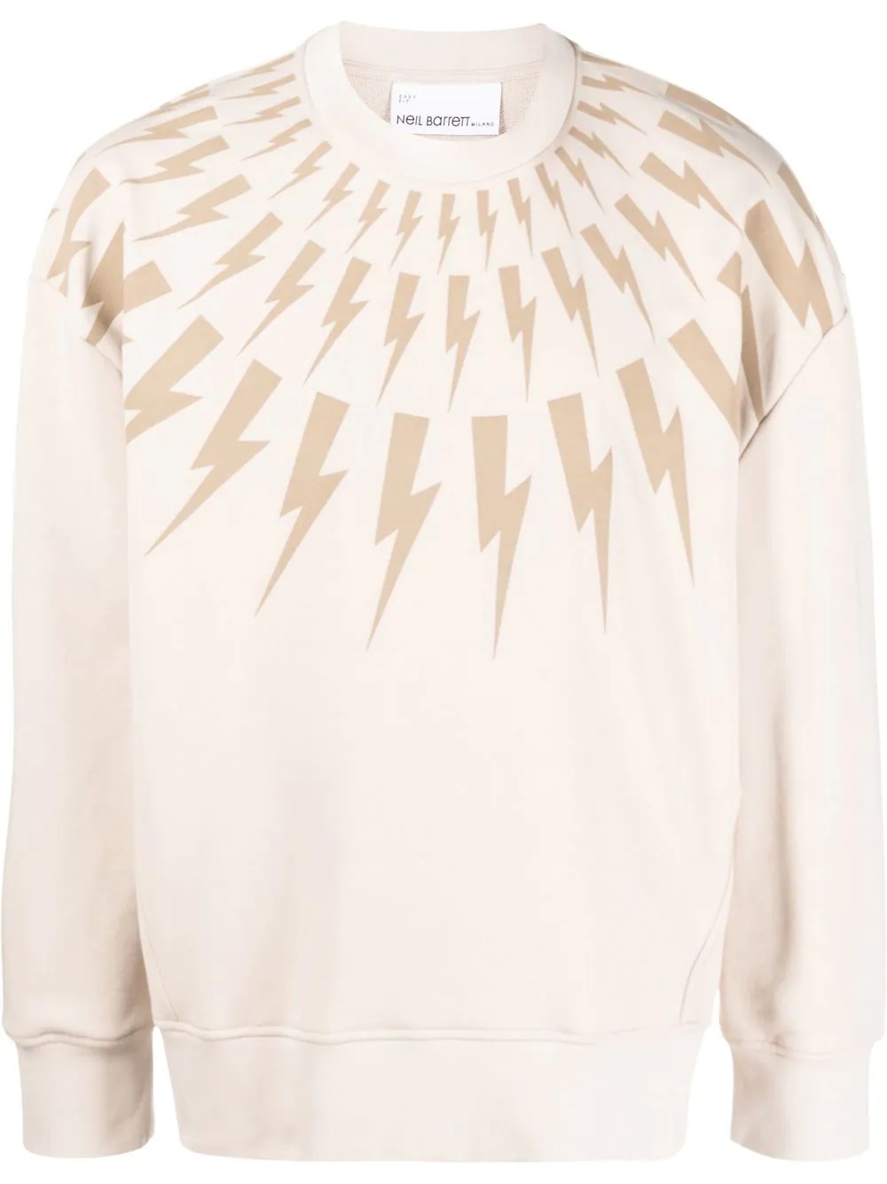 Thunderbolt print sweatshirt - 1