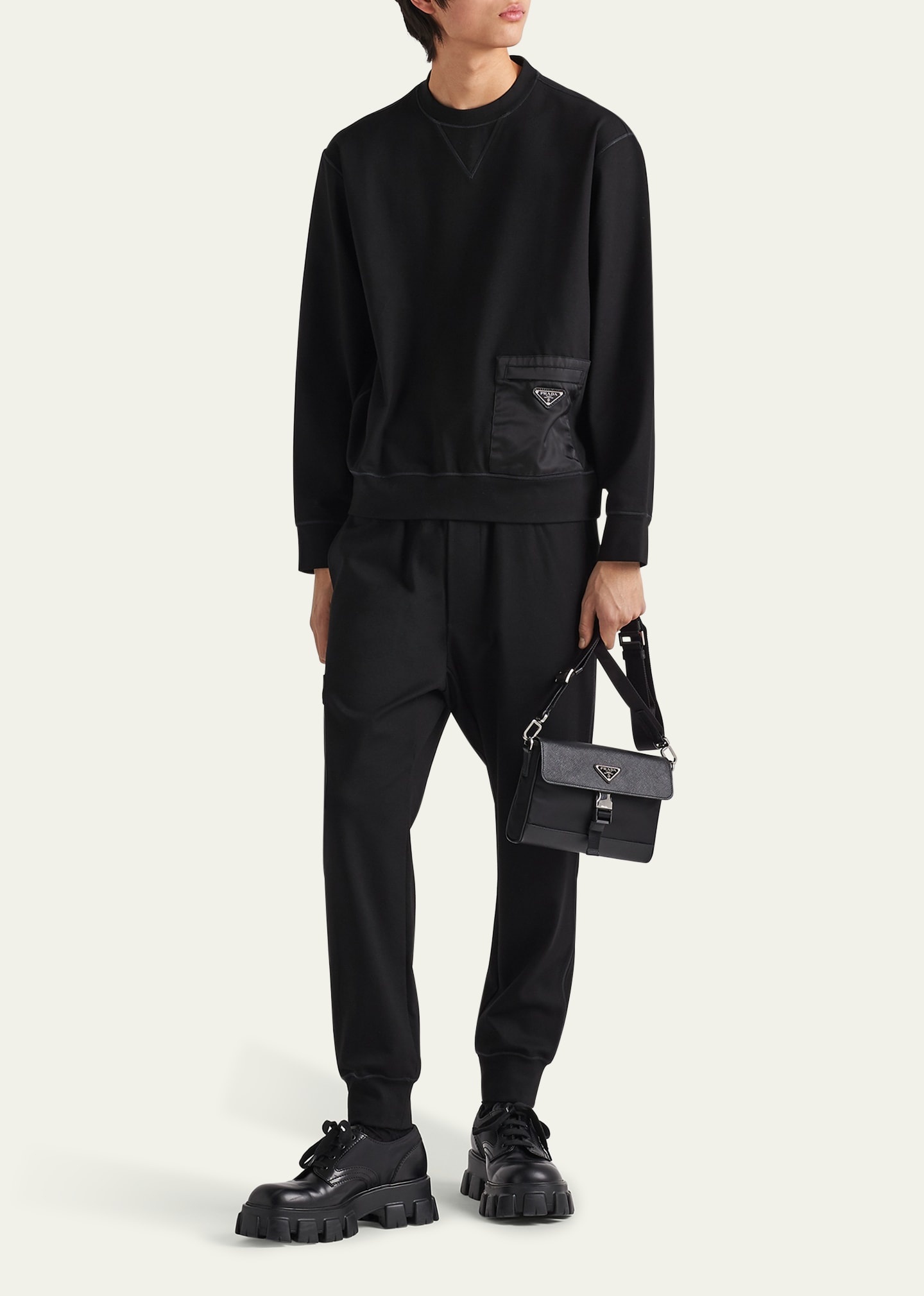 Men's Technical Cotton and Re-Nylon Pants - 2