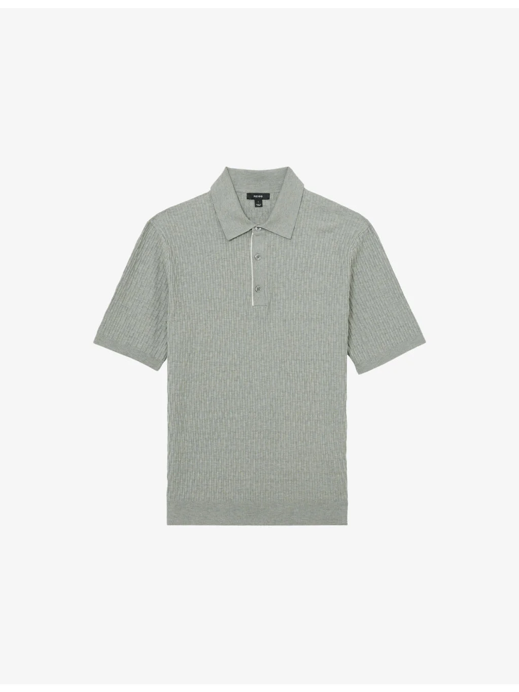 Era Half-Button Textured-Knit Polo - 1