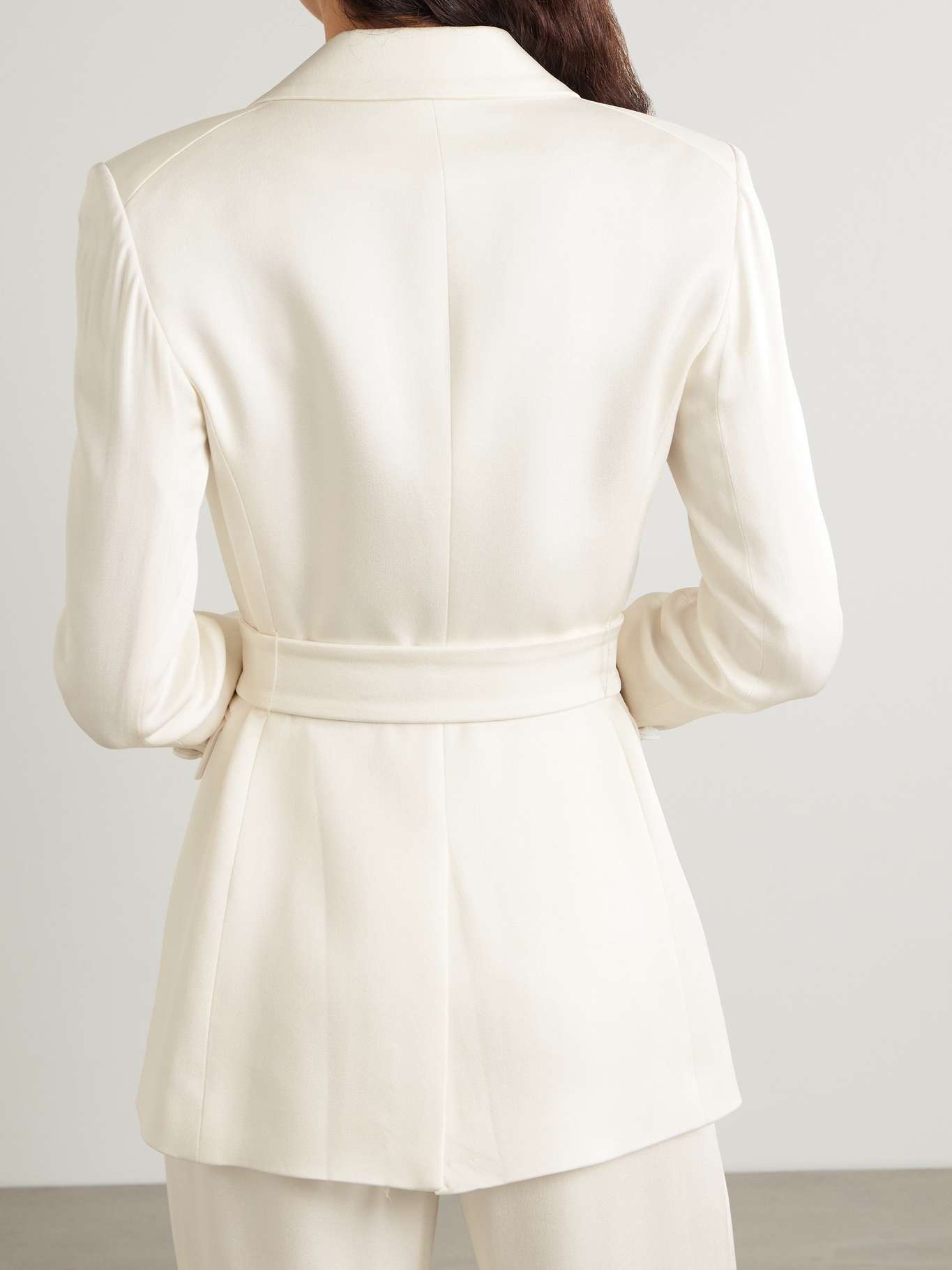 Ryanne crepe blazer White - 3