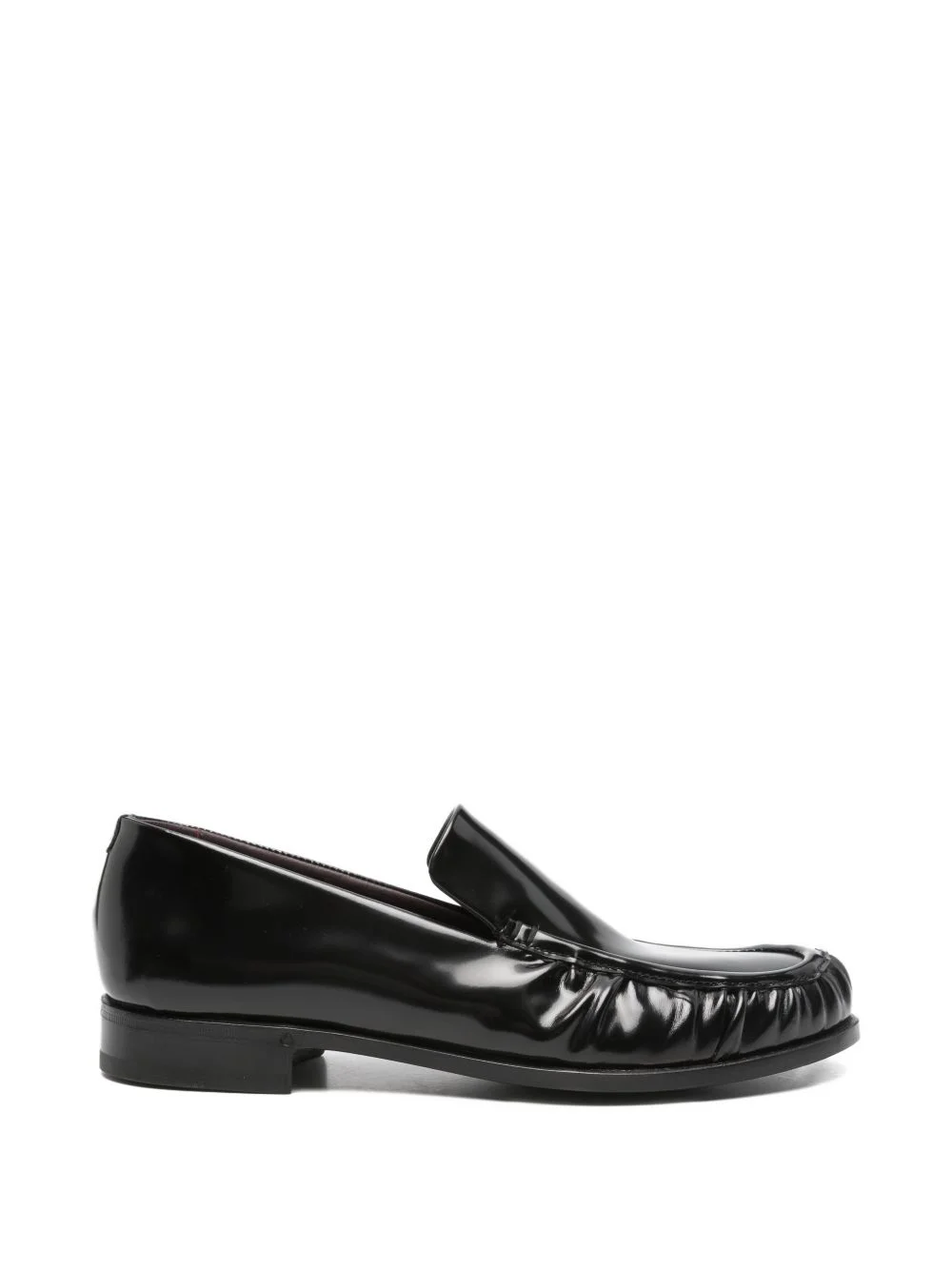 ruched loafers - 1