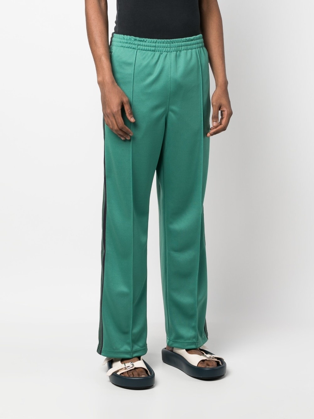 side stripe track pants - 3