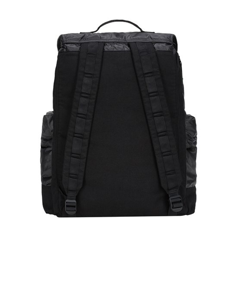 Stone Island 90770 MUSSOLA GOMMATA CANVAS BLACK outlook