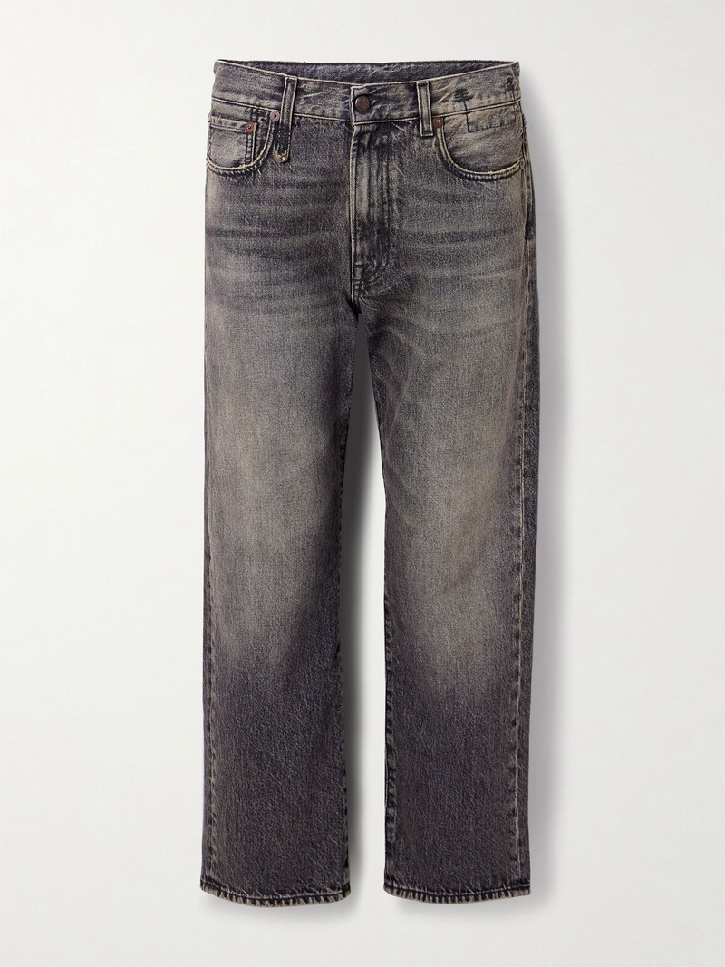Distressed boyfriend jeans Dark denim 1