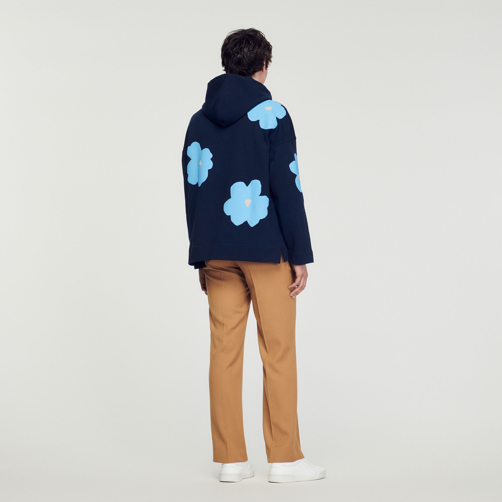 Floral pattern hoodie - 6