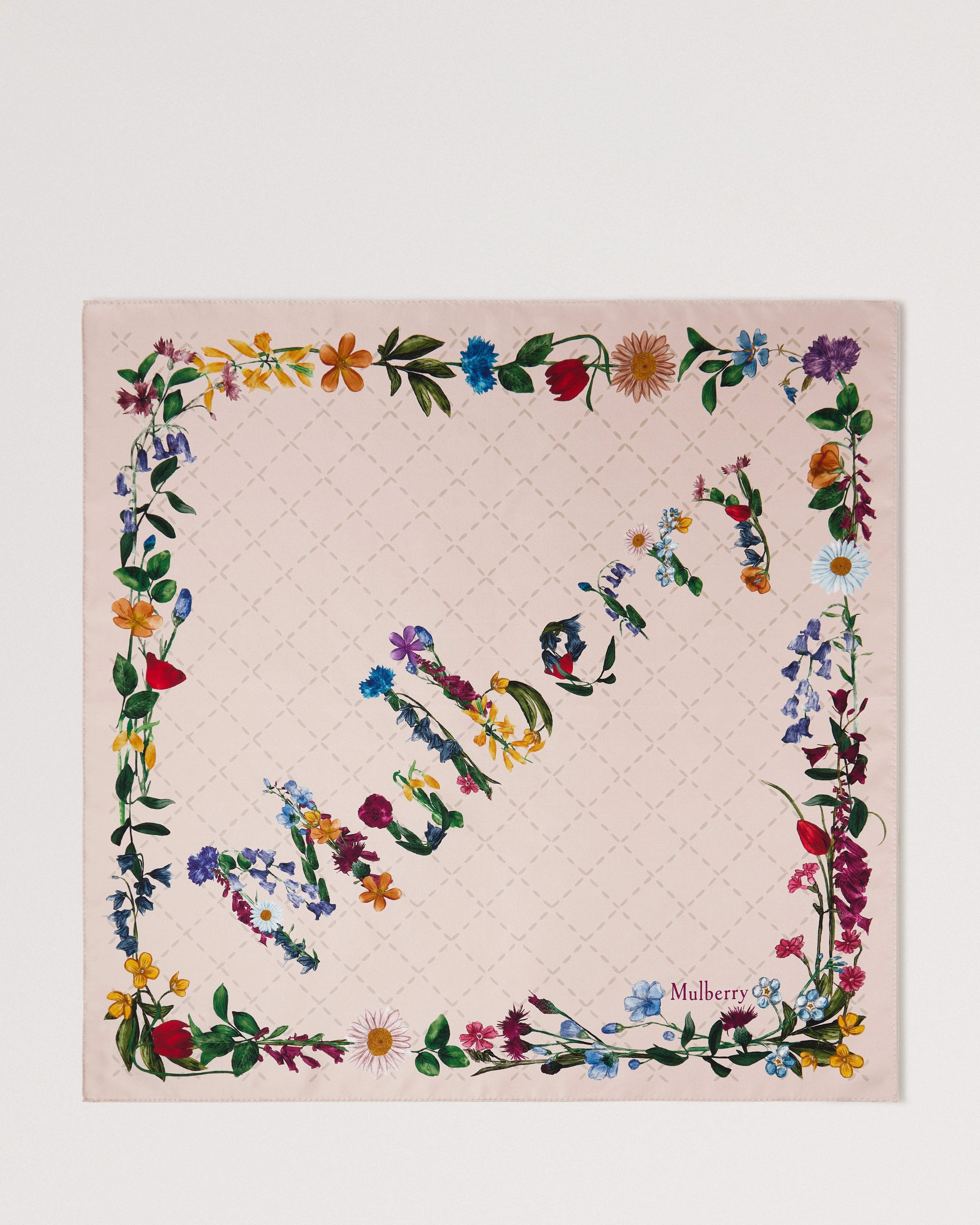 Wild Floral Square
Blossom Pink Silk Twill - 1