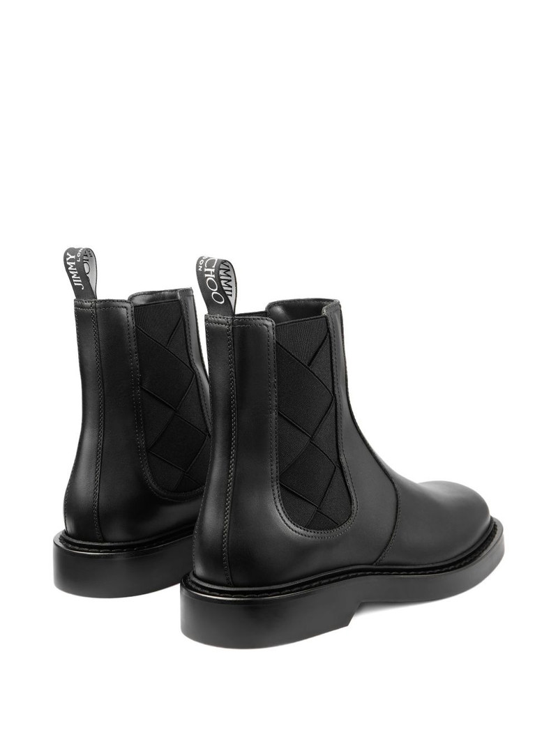 woven-panel chelsea boots 3