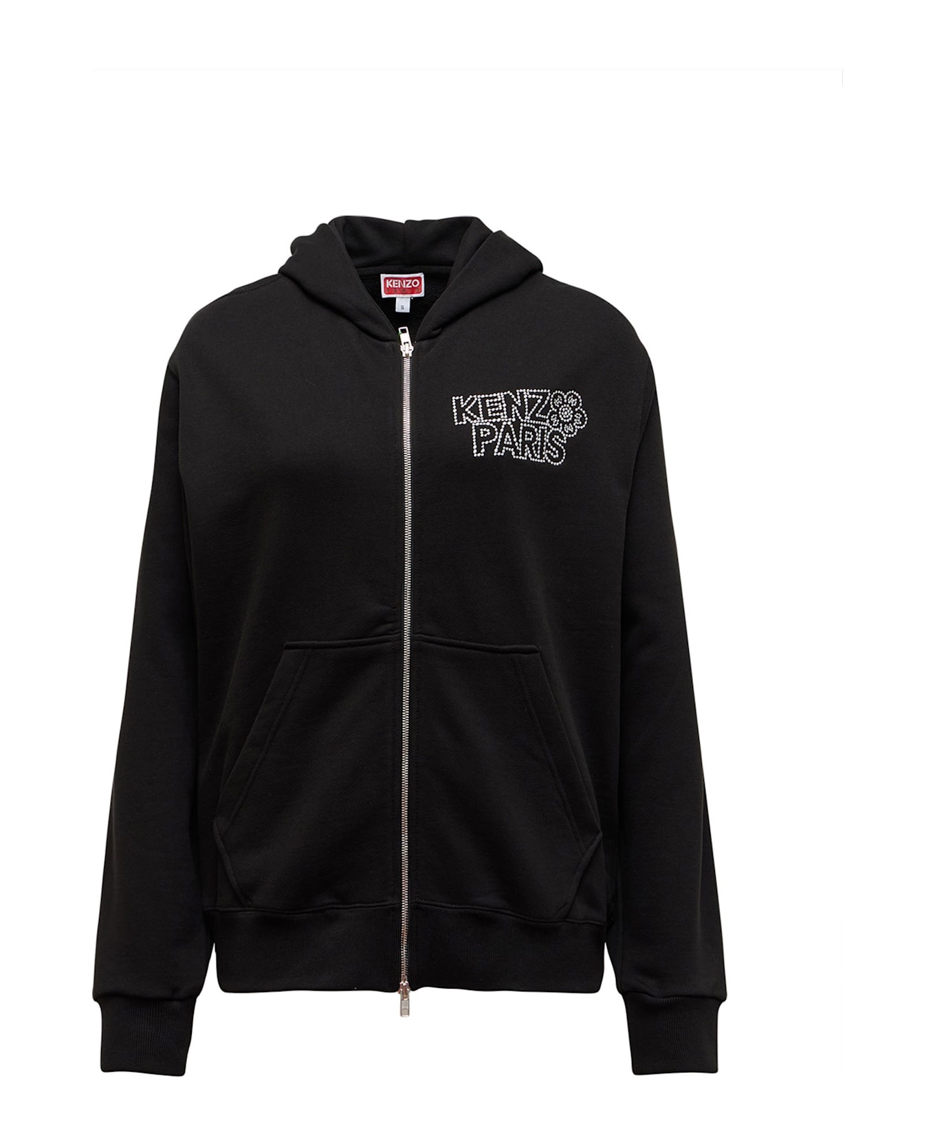 KENZO Flower Logo Zip Hoodie | italist | REVERSIBLE