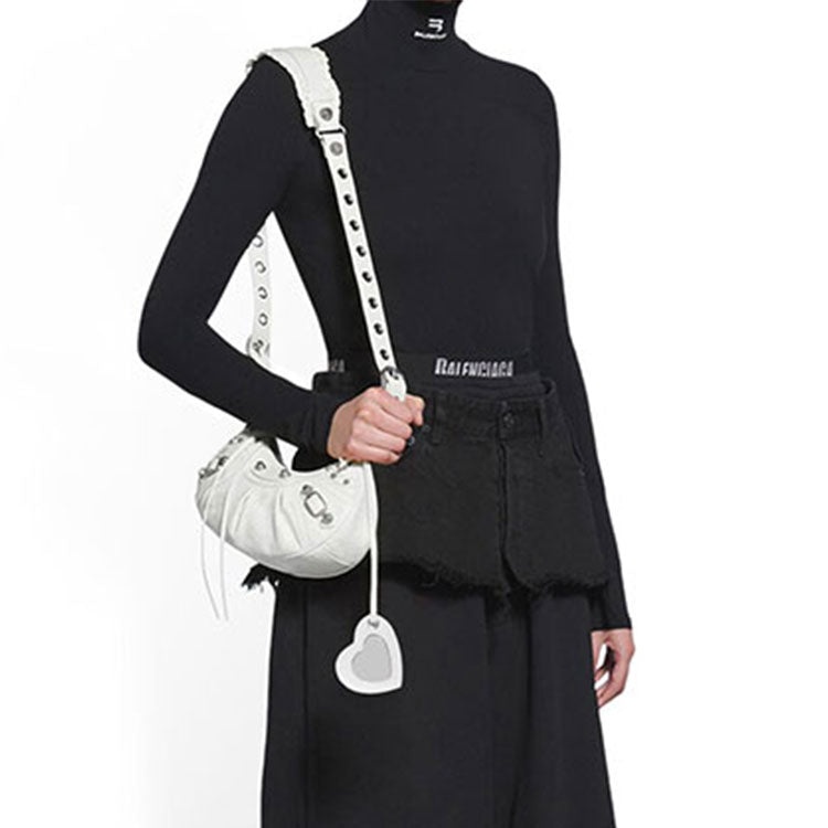 (WMNS) Balenciaga Le Cagole Xs Shoulder Bag 'White' 6713091VG9Y9104 - 6