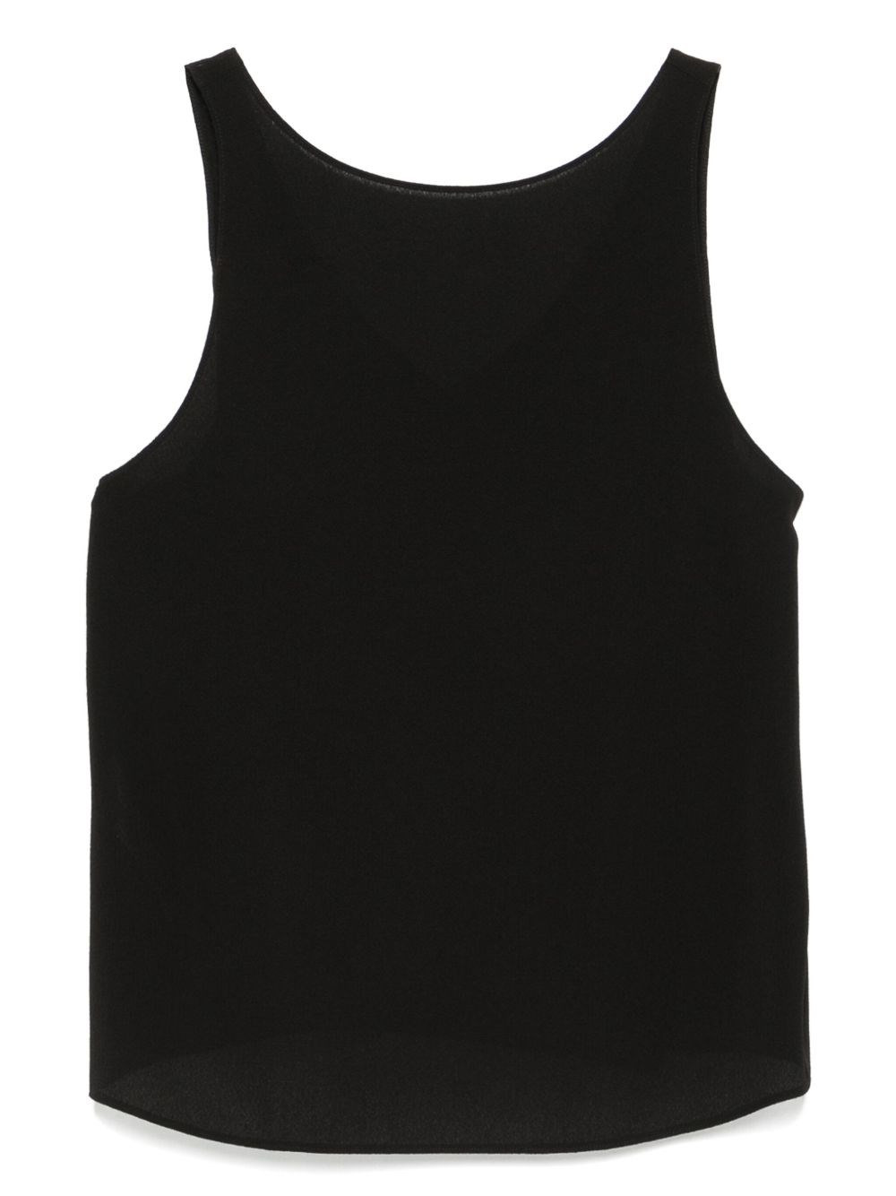 Crepe sleeveless top - 1