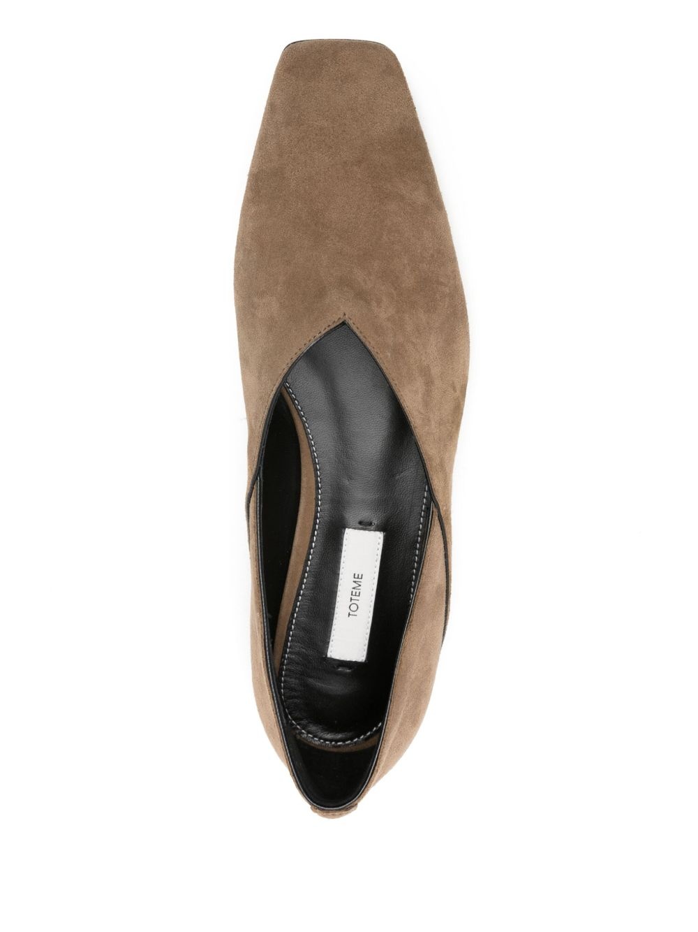 suede ballet flats - 4