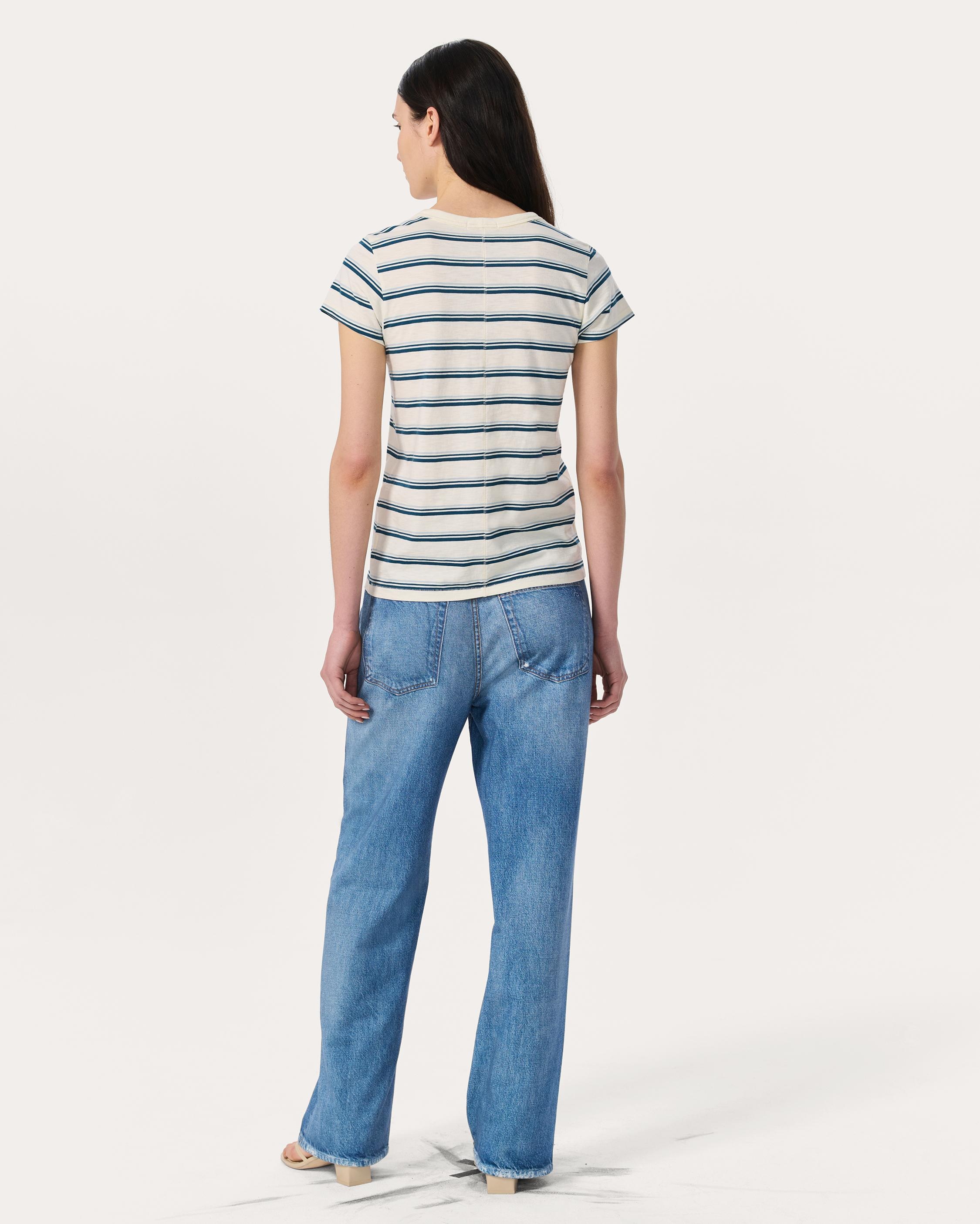 The Slub Striped Tee - 7