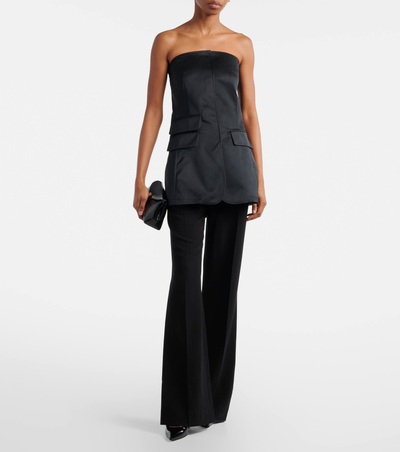 The Frankie Shop Luma satin top outlook