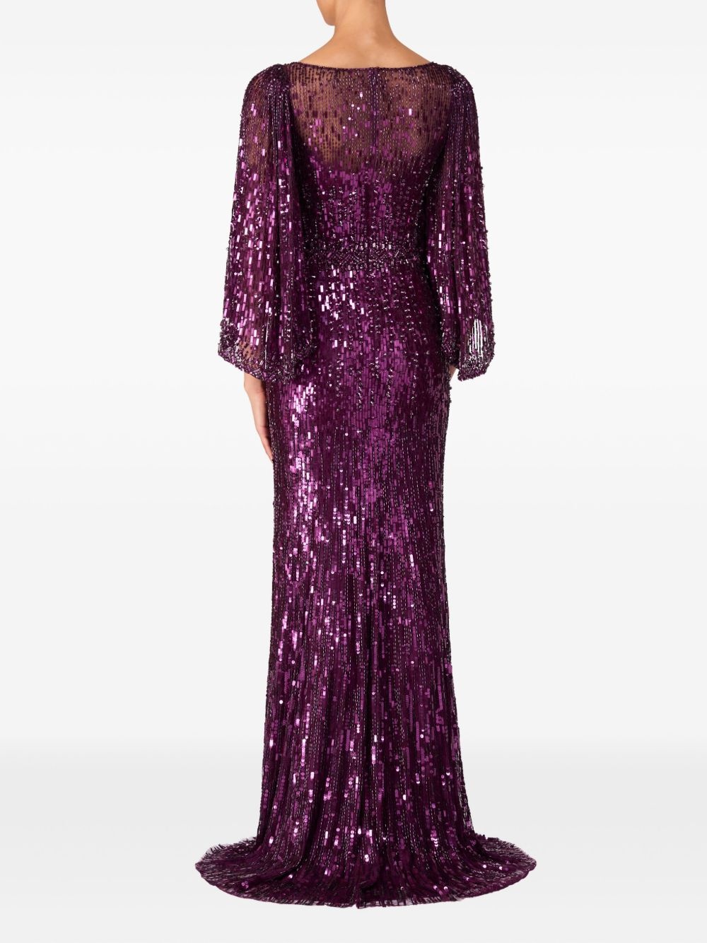 Ines sequin-embellished maxi dress - 3