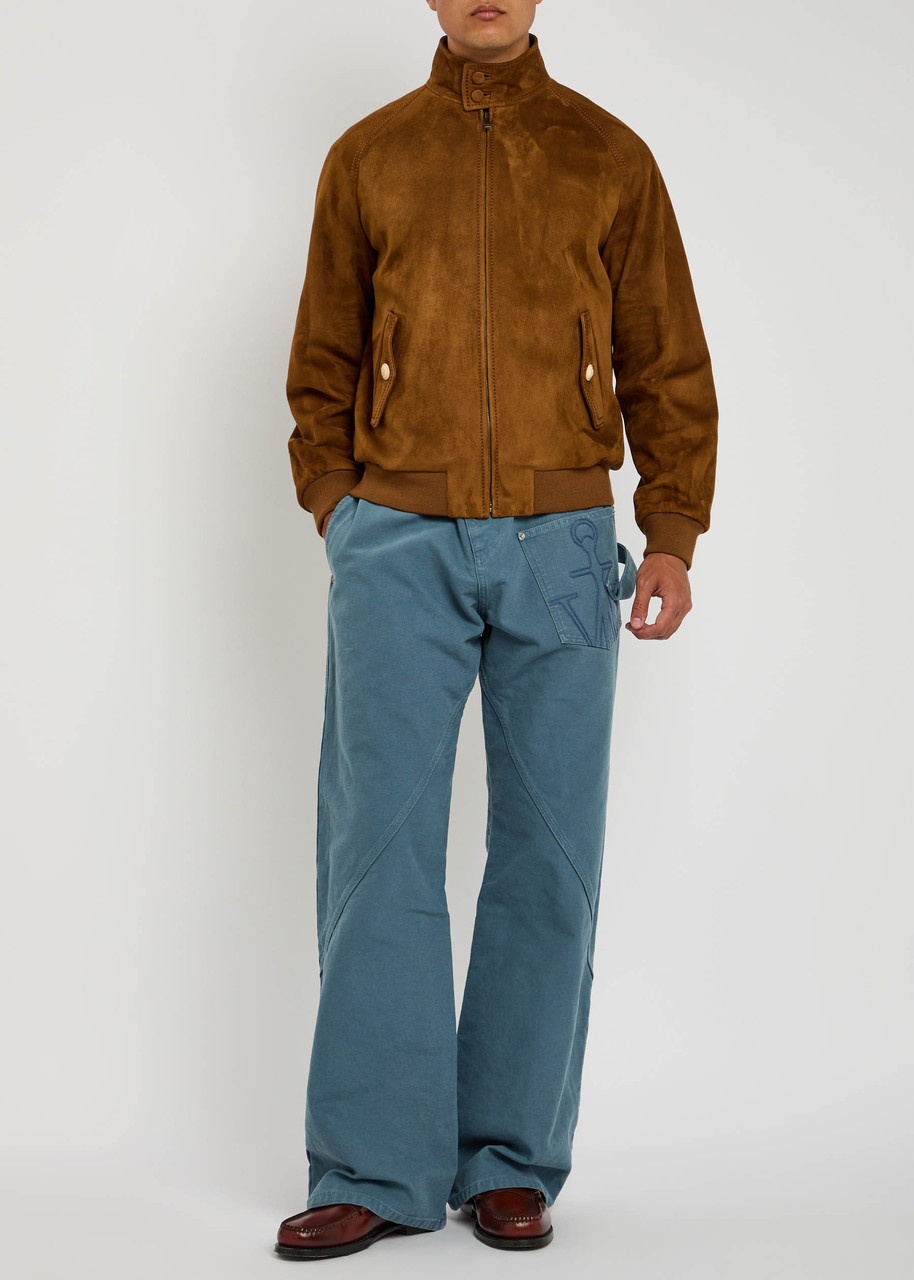 JW Anderson Twisted Workwear Wide-leg Canvas Jeans - 4