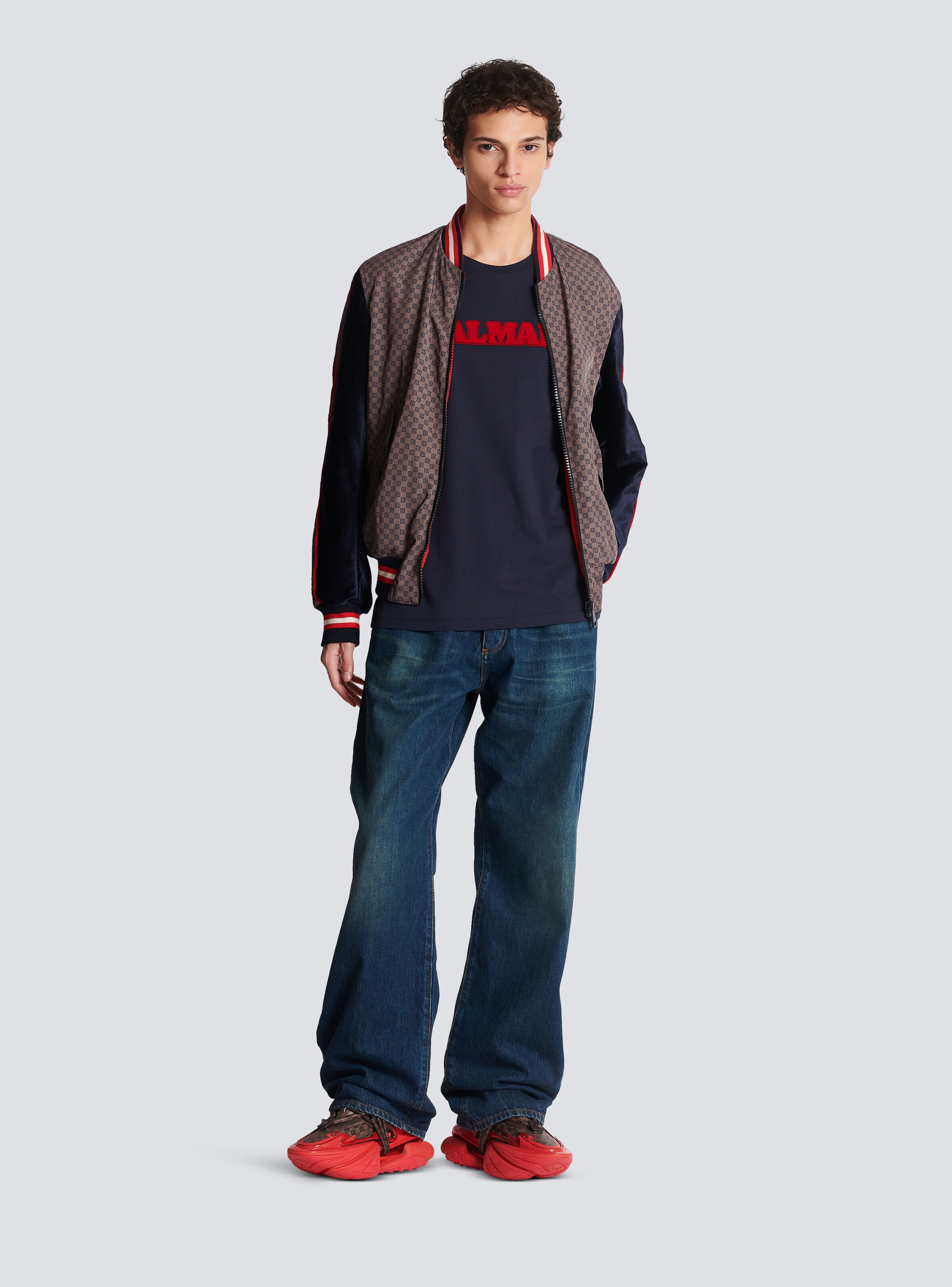 Retro flocked Balmain T-shirt - 2