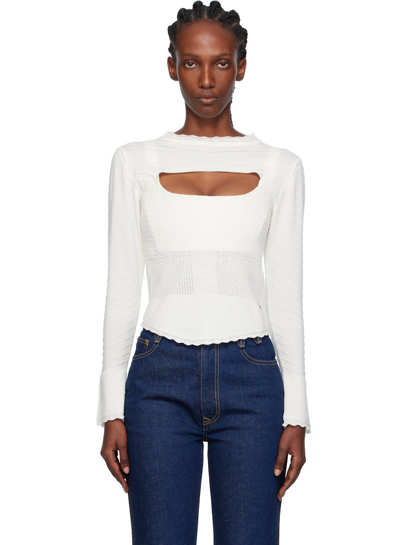 White Maria Corset Top 1