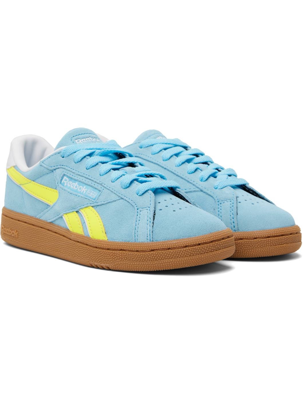 Blue & Yellow Club C Grounds UK Sneakers - 4