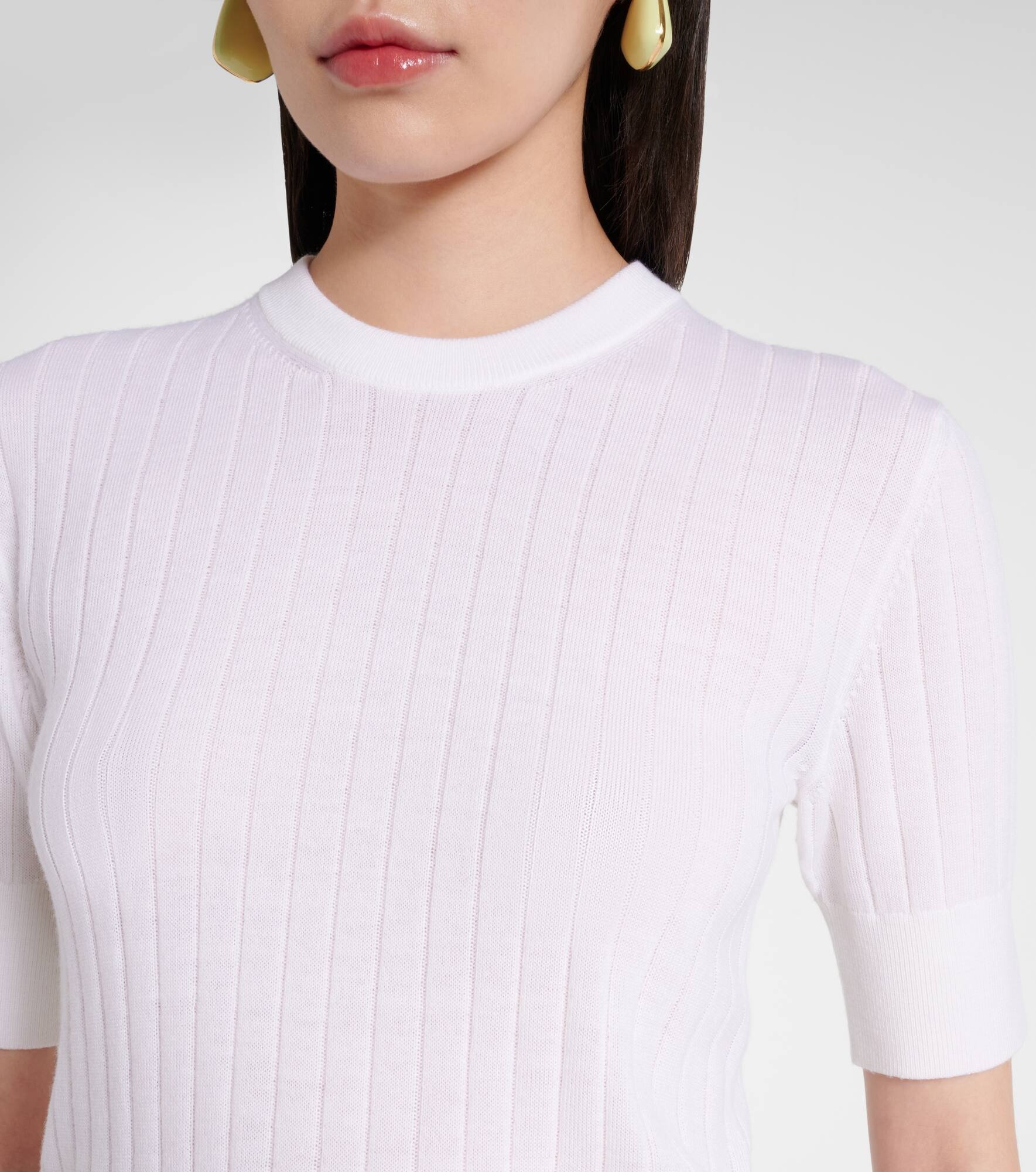 Ribbed-knit top - 4