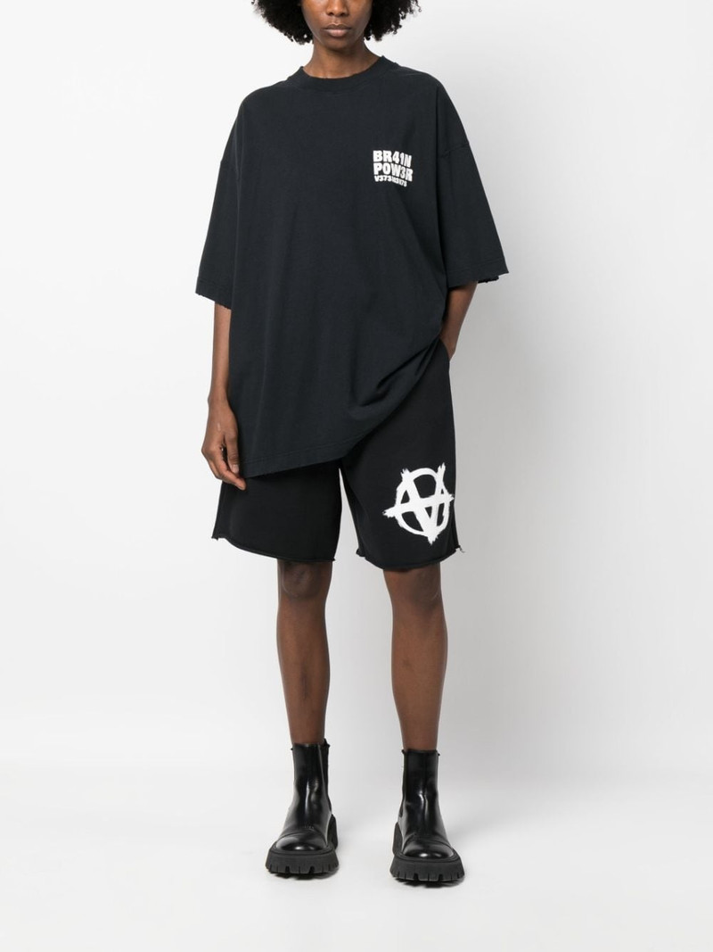 logo-print knee-length shorts 3