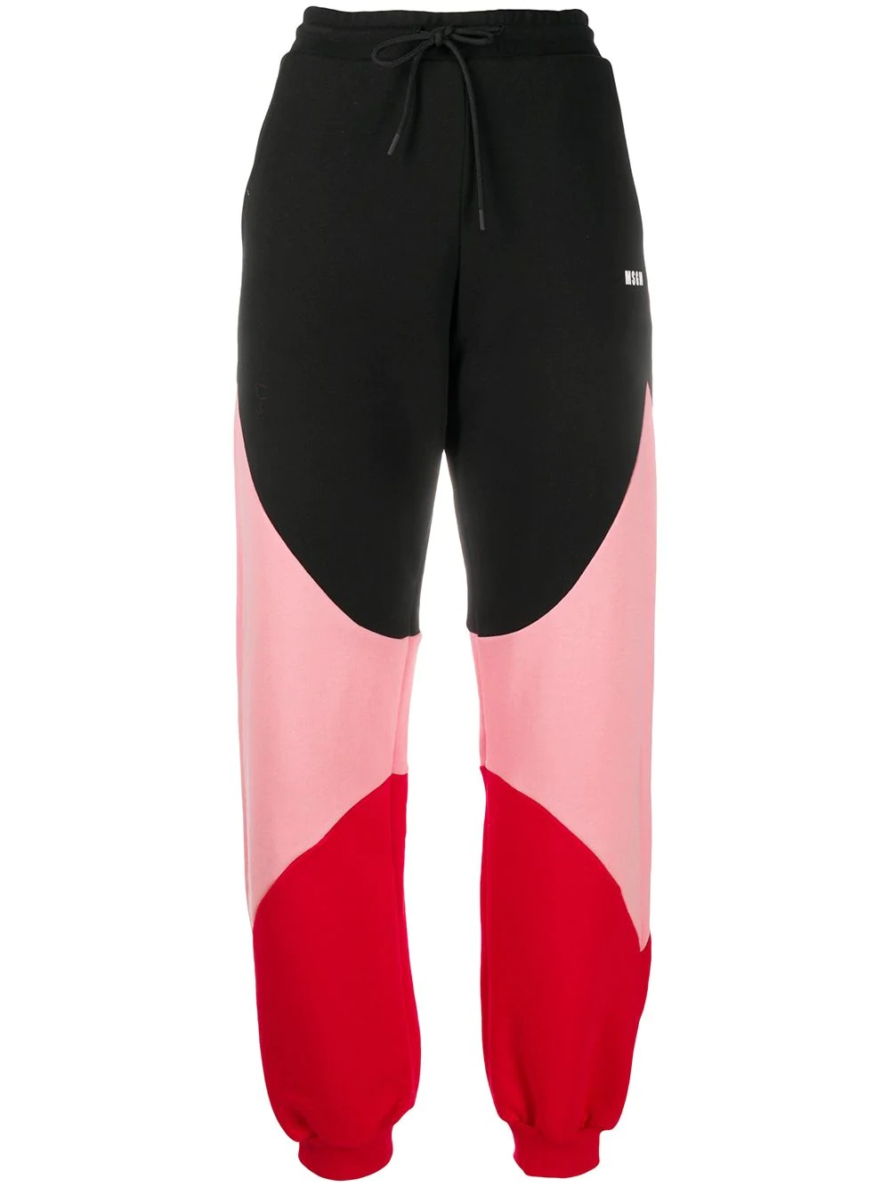 colour-block logo-print track pants - 1