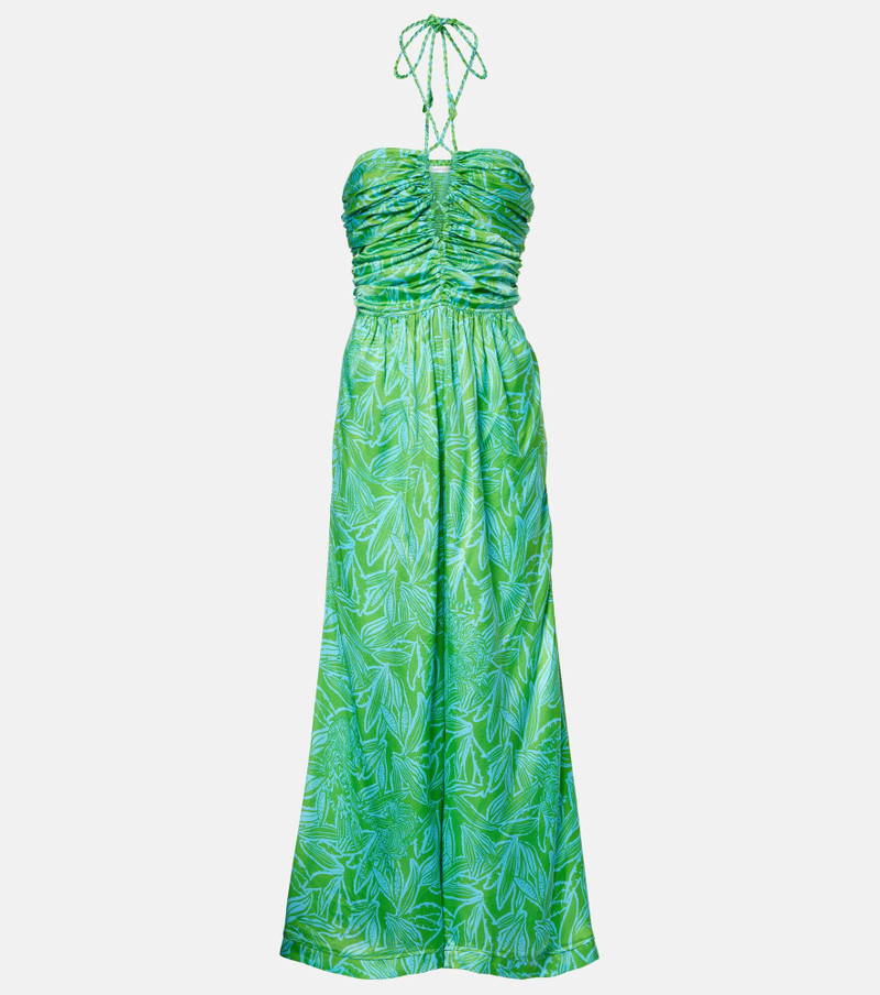 Claudia printed halterneck jumpsuit - 1