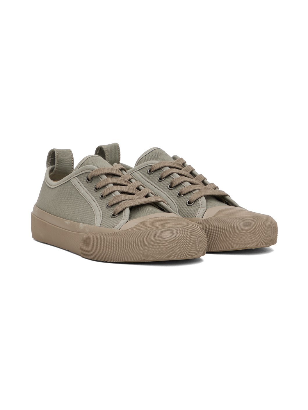 Khaki Byrd Canvas Sneakers - 4