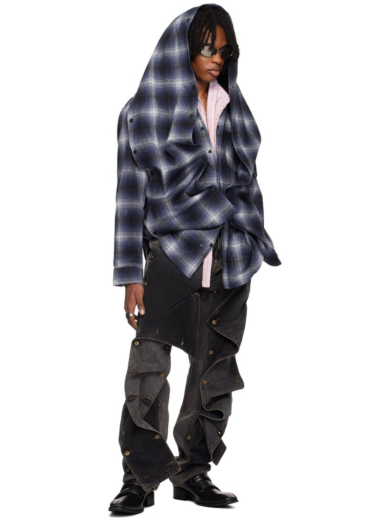 Blue Snap Off Shirt 5