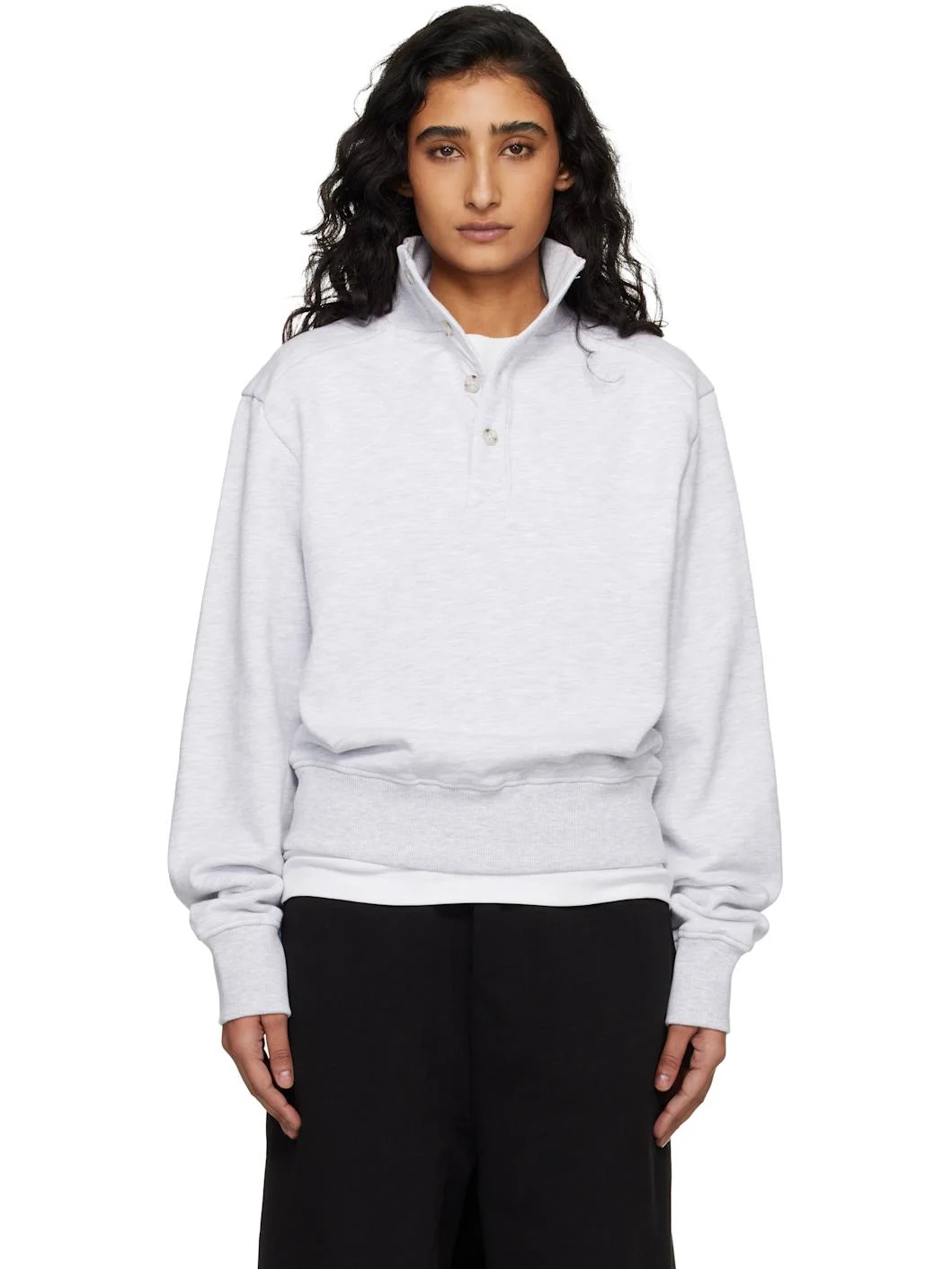 Gray Port Pullover Sweatshirt - 1