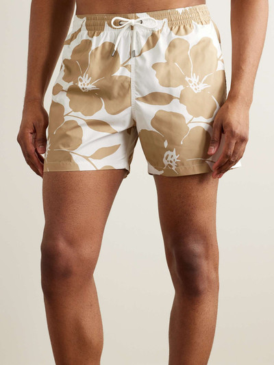 Canali Straight-Leg Mid-Length Floral-Print Swim Shorts outlook