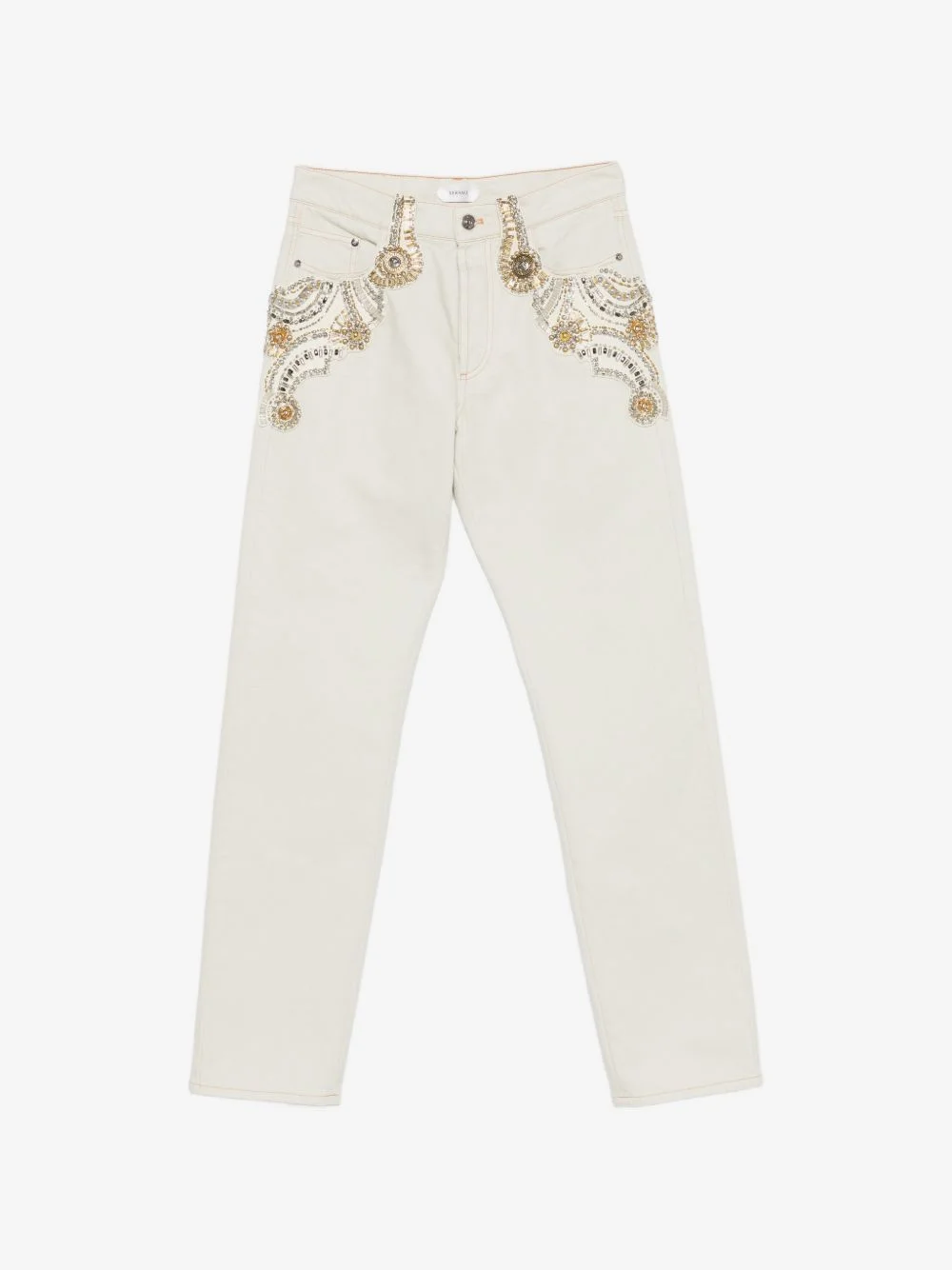 Medusa-plaque jeans - 1