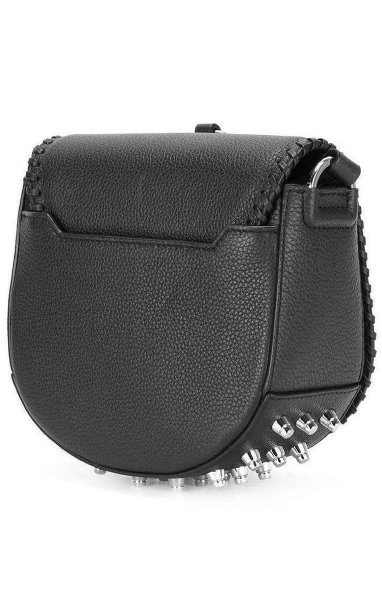 Black Leather Lia Sling Crossbody Bag - 2