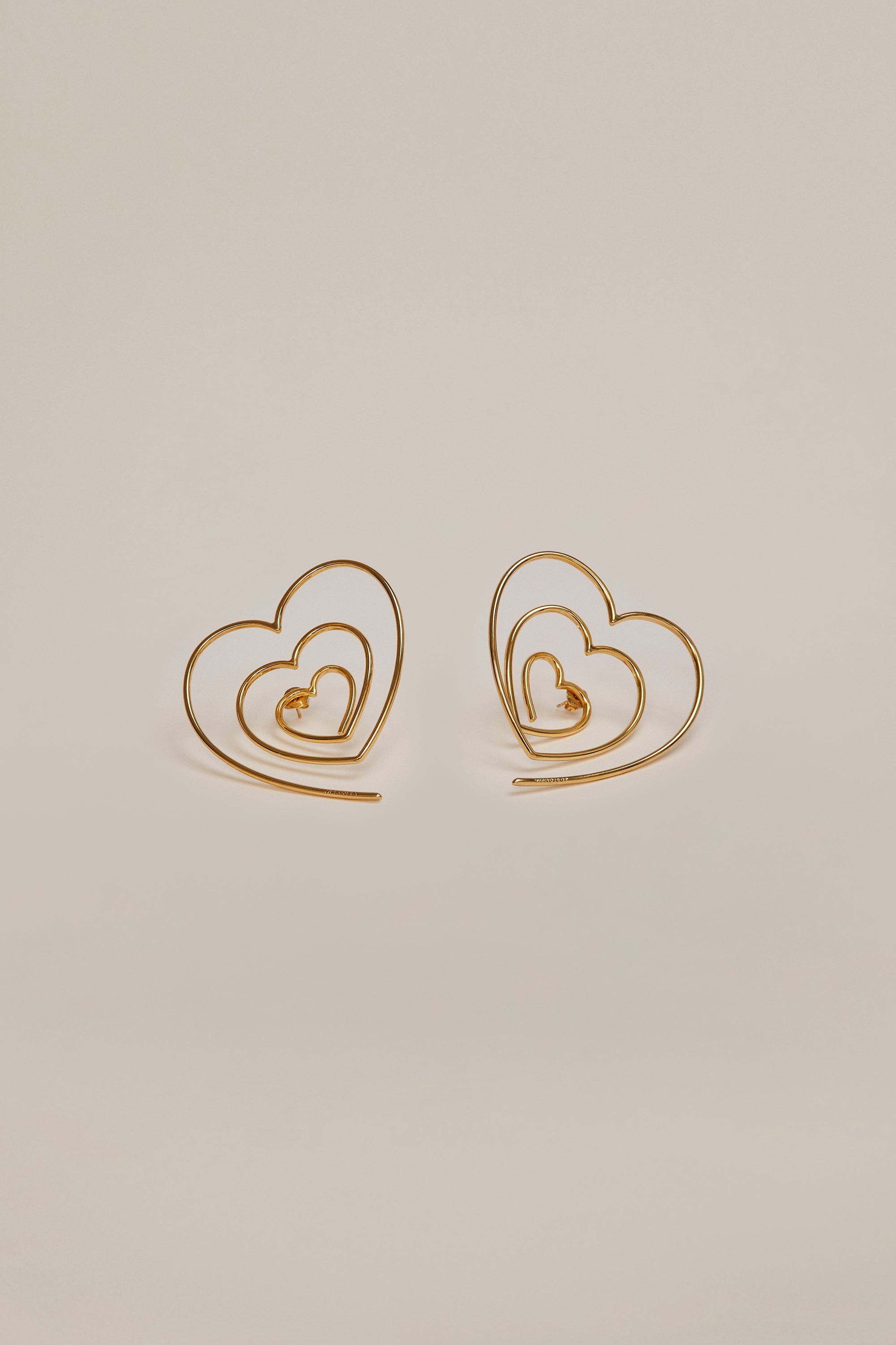 Y Heart Earring - 1