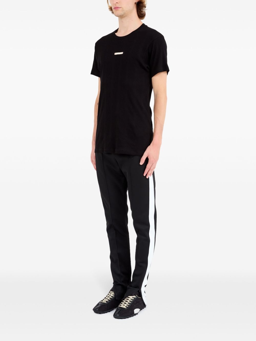 four-stitch logo T-shirt - 6